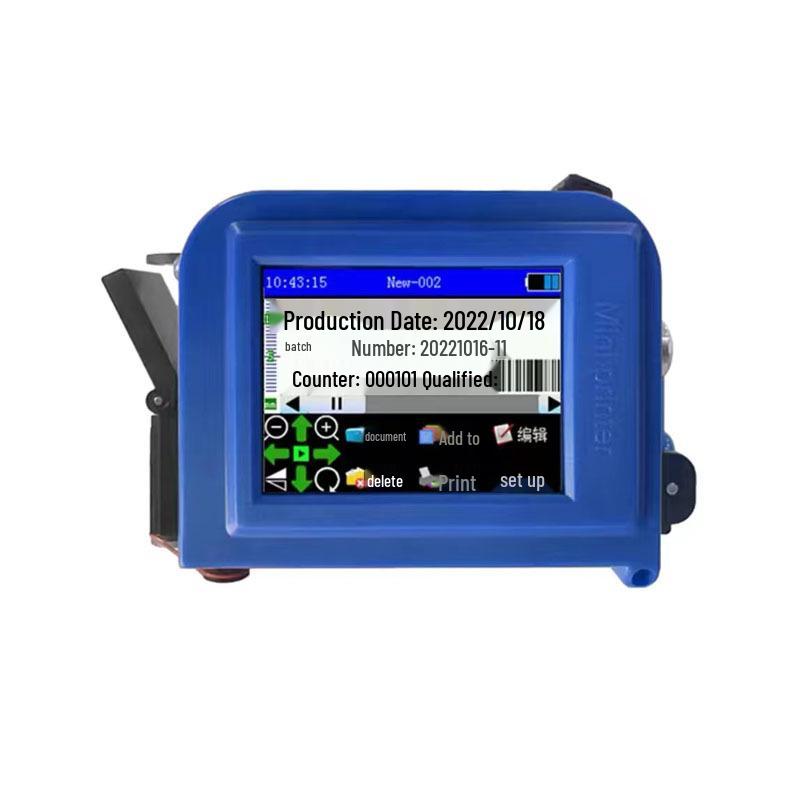 Compact Automatic Handheld Inkjet Printer for Batch Number and Barcode Date Coding On Cartons