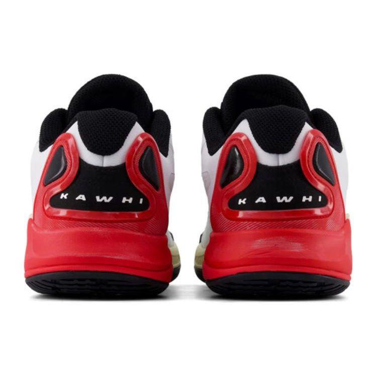New Balance KAWHI 4 Transcend the Game Unisex Sneakers White True-Red BBKLSBR4