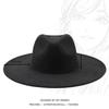 Fotografia di strada europea e americana imitazione lana cappello jazz retrò britannico uomo e donna a tesa larga cappello a cilindro cappello di feltro versatile ombra