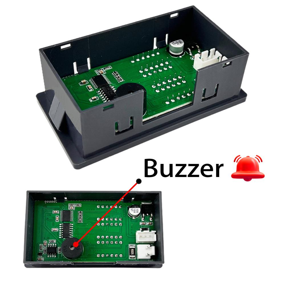 BM730 DC0-100V 10A LED Digital Voltmeter Ammeter Voltage Current Wattmeter Meter Volt Detector Tester Monitor Panel With alarm