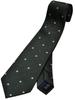 [TAVARAT] [Tavarat] Business Necktie, 100% Silk, Made In Japan, Nishijin Weave, Floral Dot Pattern (Green)