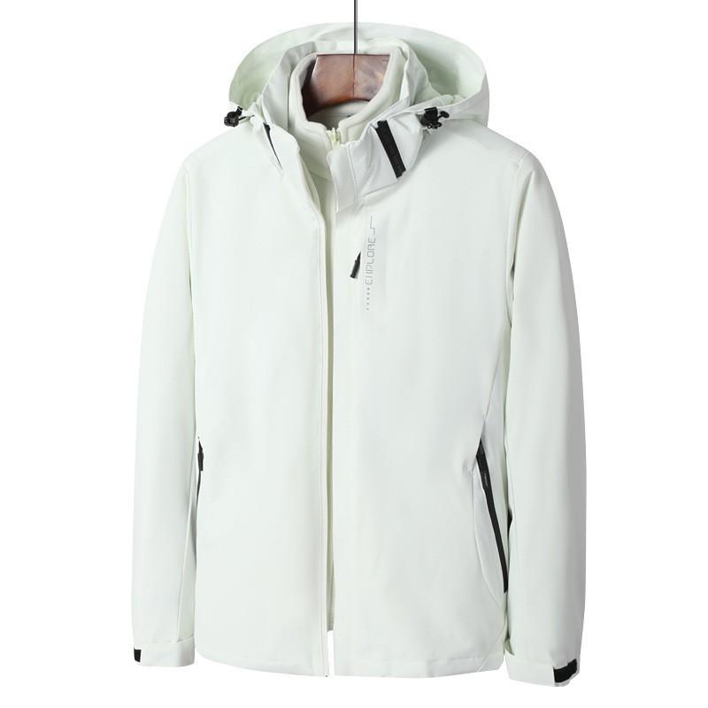 Men Women Waterproof Windproof Hiking Jacket Outdoor Climbing Coat Lightweight Breathable Fall Winter Hooded Sportwear