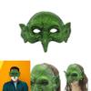 Realistic Green Witch Mask For Halloween Easter Carnival Party Mask Prop
