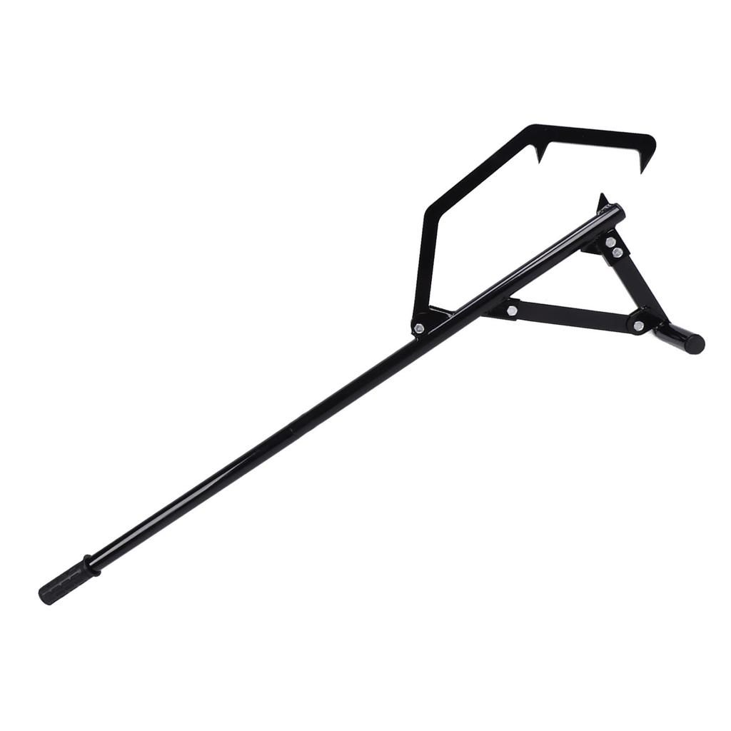 51in Log Lifter Adjusting Tilt Hook Rubber Non Slip Handle Log Wood Roller Lifter Jack for Farm