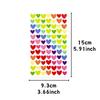 6/12pcs Colorful Paper Stickers Dot Heart Pentagram Diary Journal Decoration School Creative Award YMY