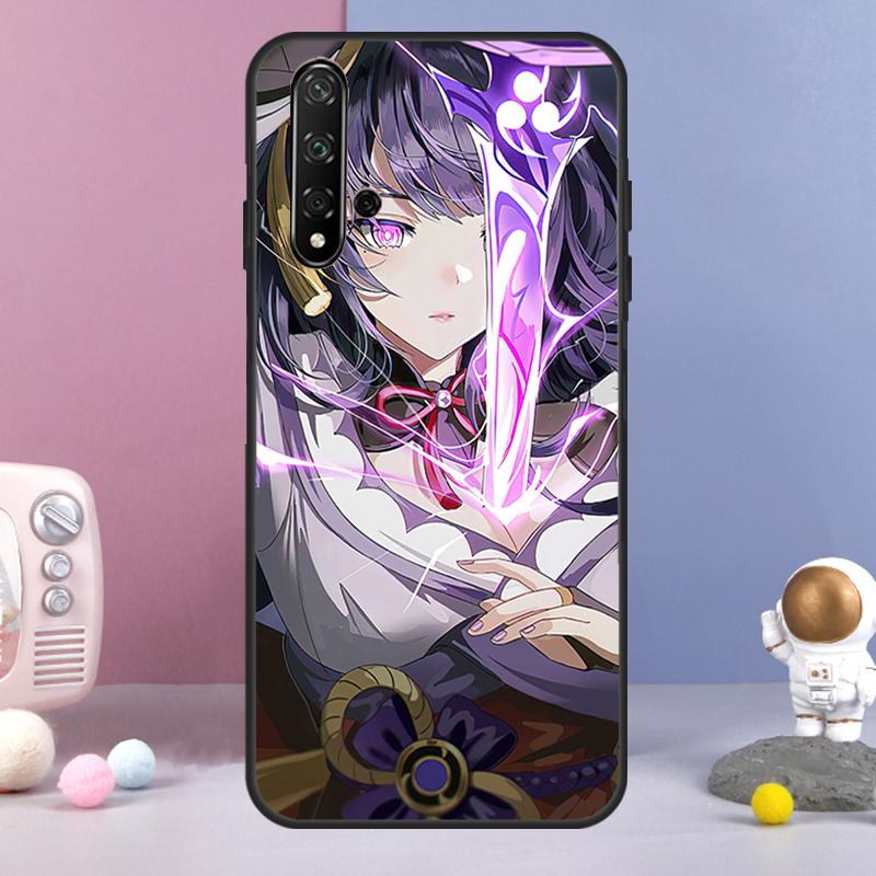 

Genshin Impact Raiden Shogun For Huawei Nova 3i 7i 8i 11i 12i 9 10 SE Y60 Y61 Y70 Y72 Y73 Y90 Y91 P20 P40 P30 Lite Case Huawei Nova Y72