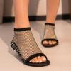 Large-sized Flat Toe Cutout Shoes, A Trendy and Sexy Low-top Sandal for Women