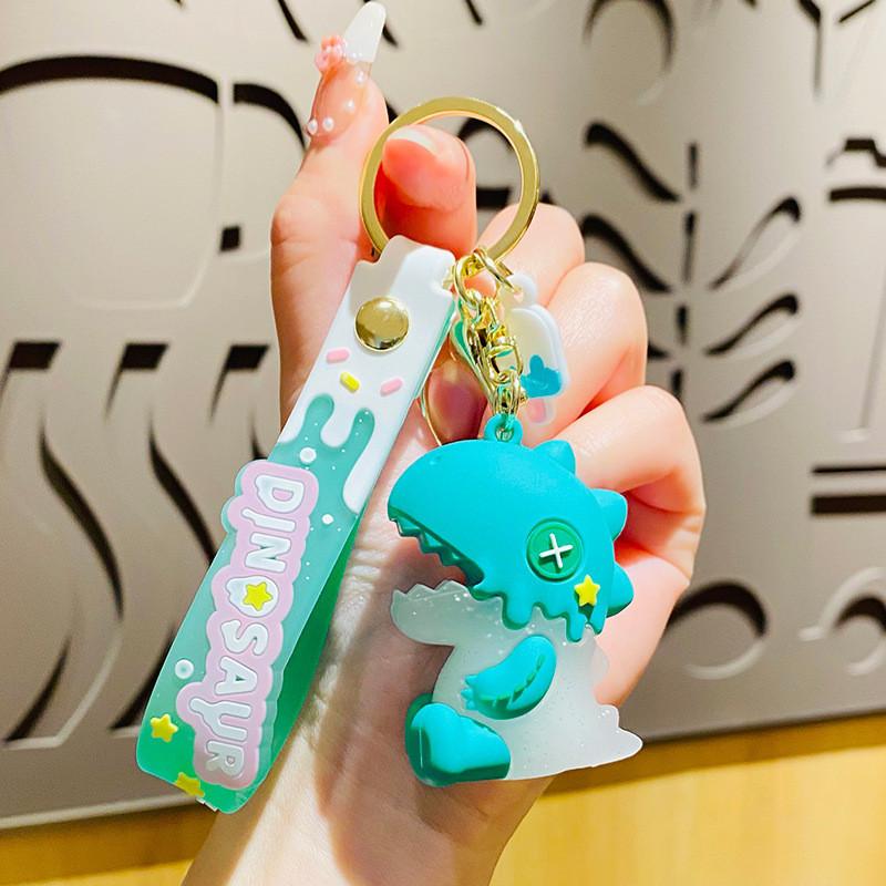 

Игрушка-кукла Ледяной Динозавр Брелок Подвеска Украшение Подарки Материал ПВХ зелёный