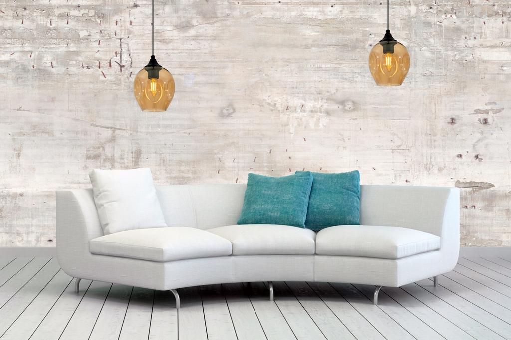 MODERN CEILING HANGING LAMP GLASS CHANDELIER
