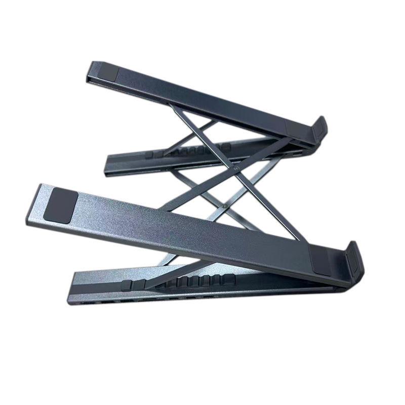 Foldable Aluminum Laptop & Desktop Stand with HUB Docking Station