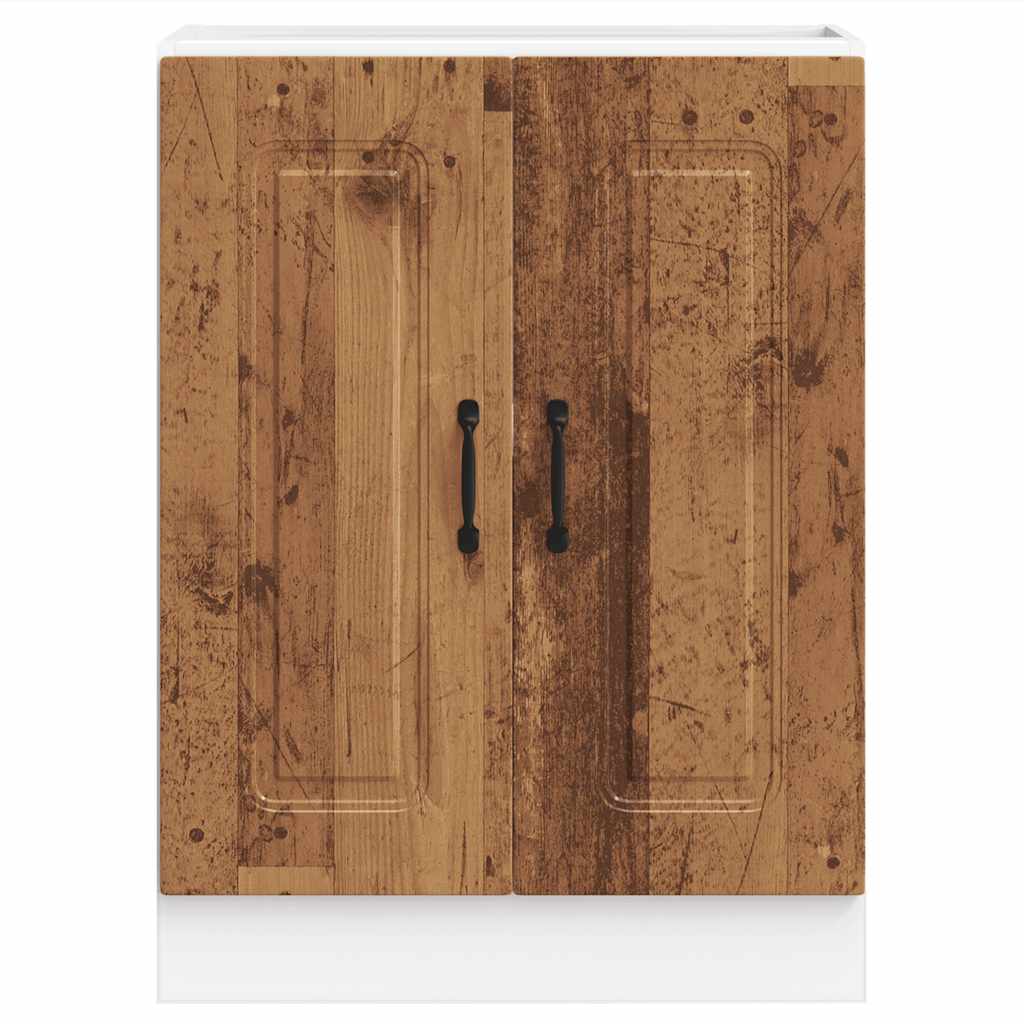 Vidaxl Sink Cabinet, Kalmar, Old Wood, 60X46X81.5 Cm