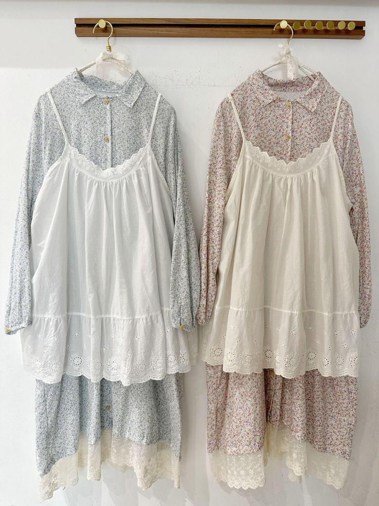 Neues Koreanisches Damen Baumwoll-Stickerei Lagen-Camisole-Weste - Frühling/Sommer Japanischer Stil Lockerer Schnitt.