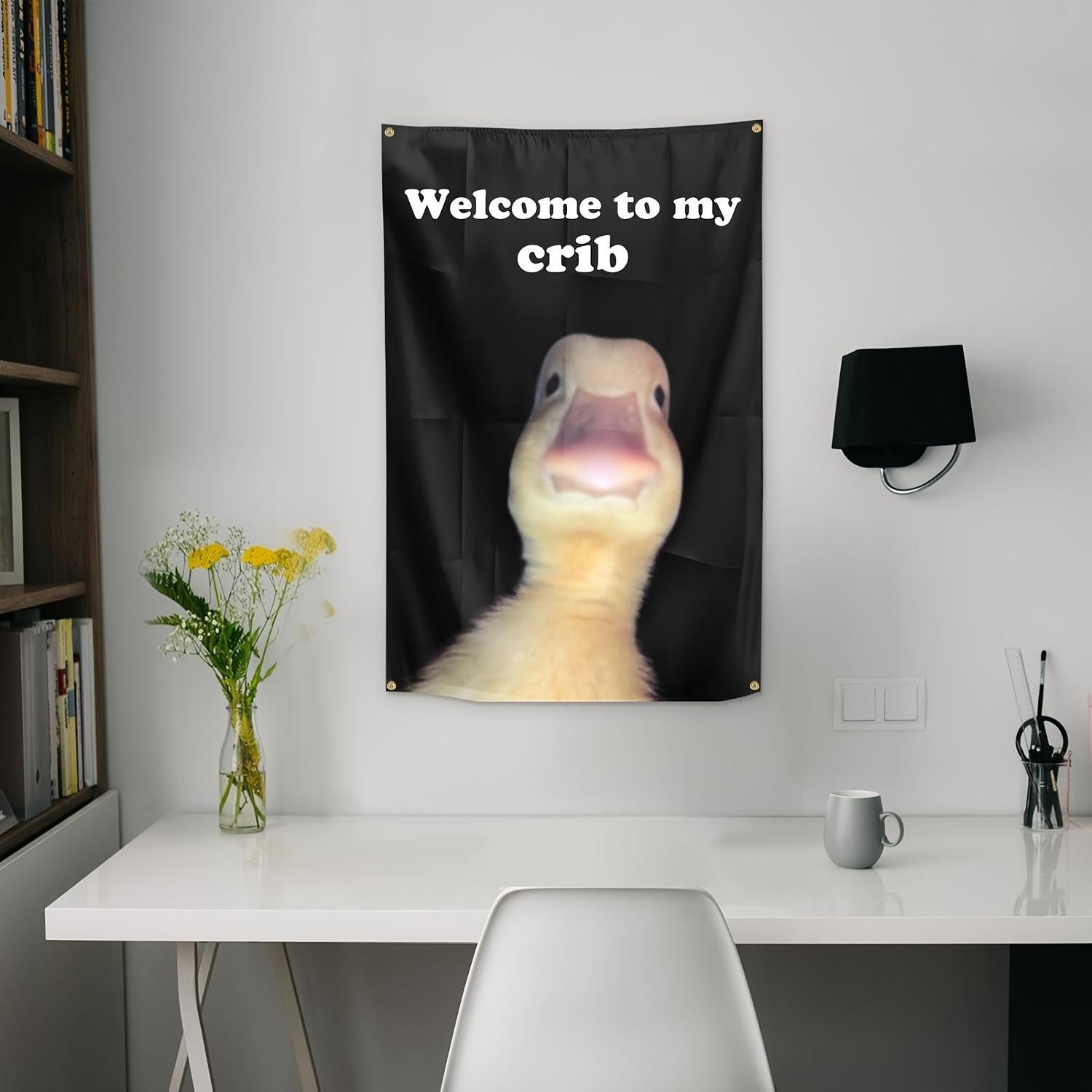 

VIKAMA1pc Welcome To My Cozy Corner Tapestry An Interesting Wall Decoration Suitable For Bedroom And Dormitory Home Decor 74x94cm(29x37in)