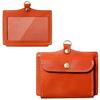 [Pocket] ID Case Genuine Leather Tochigi Leather Card Holder Wallet Slim Expandable Horizontal Simple Business