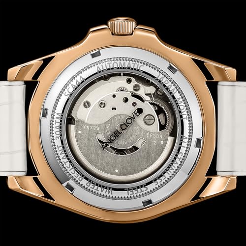 AngelClover Men's Sea Cruise Automatic Watch SCA44PPB-WH, Automatic Winding, 30 ATM Water Resistance, Mineral Glass, Light Blue Dial, Stainless Steel