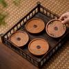 Solid Wood Line Incense Burner Handmade Incense Stove Thread Incense Insert Base  Indoor Use