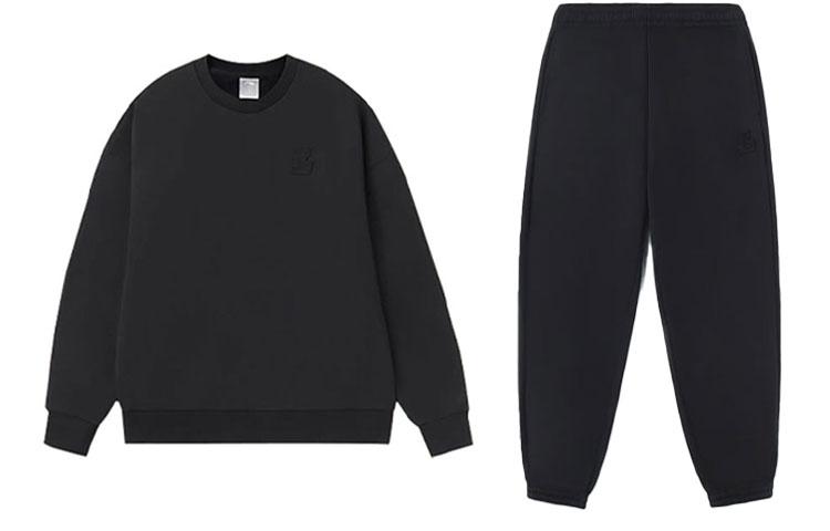 Li Ning Training Series Sweatshirt Sets Unisex Crew Neck Thickened AWER020-1 XXL