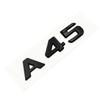 ABBN1 3D ABS Chrome Glossy Black A 45 Logo A45 Emblem Letters Auto Sticker Nameplate Car Trunk Badge For A45 Accessories
