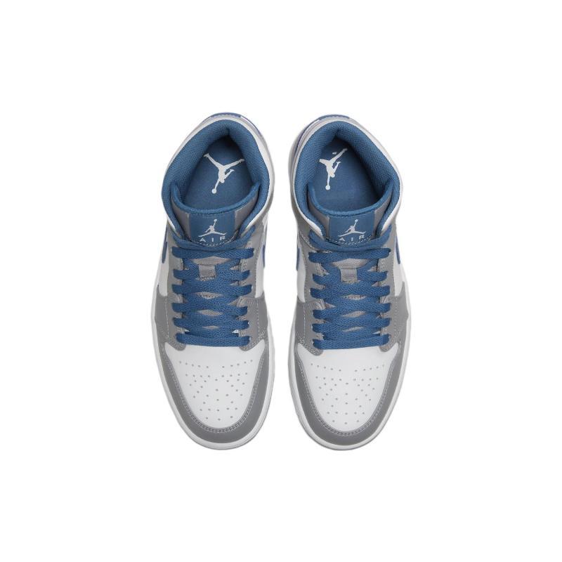 Air Jordan 1 Mid 'Cement Grey True Blue' Jordan DQ8426-014