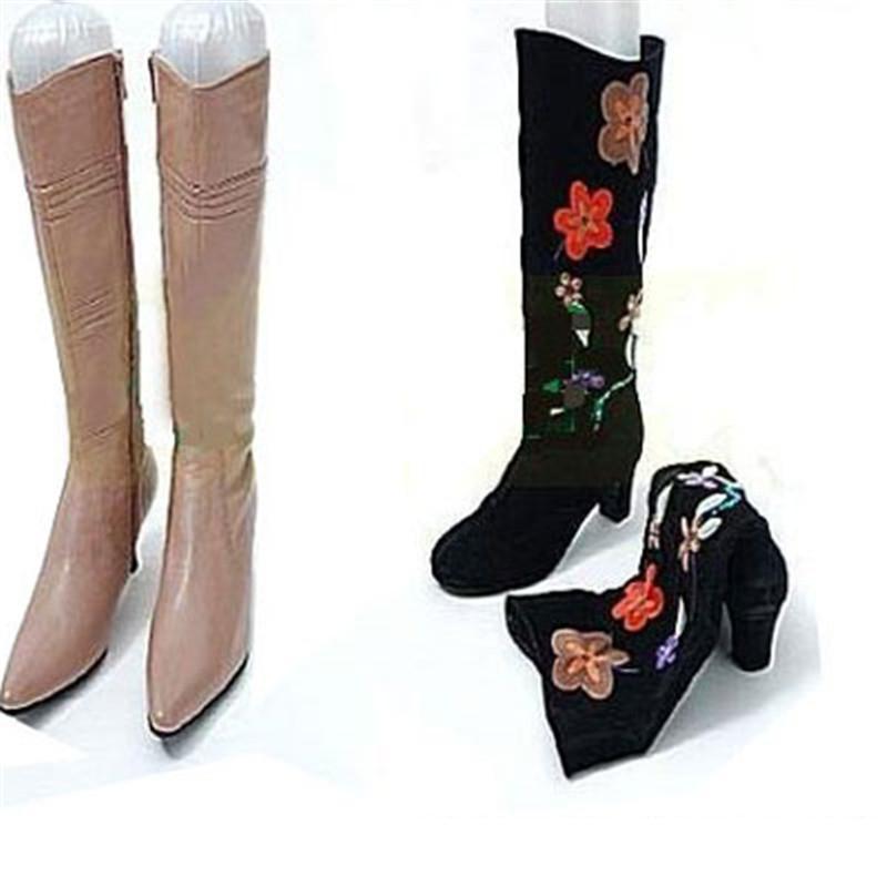 2 Stück Nützlicher Kunststoff-Schuhaufhänger 50 cm 32 cm Aufblasbarer Damen-Langstiefel-Schuhständer Halter Strecker Unterstützung Former Schuhspanner
