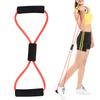 8 Shaped Elastic Fitness Pulling Rope Chest Expander Yoga Body Slimming Tension Band Red