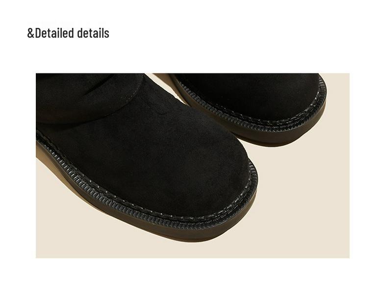 Nagy Méretű Női Térdig Érő, Levehető Talpú Lovas Csizma – Széles Bőség Ősz/Tél