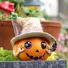 Halloween Pumpkin Decorations Halloween Pumpkin Figurines for Outdoor Indoor Home Table Decors Funny Pumpkin Ornament HX6C