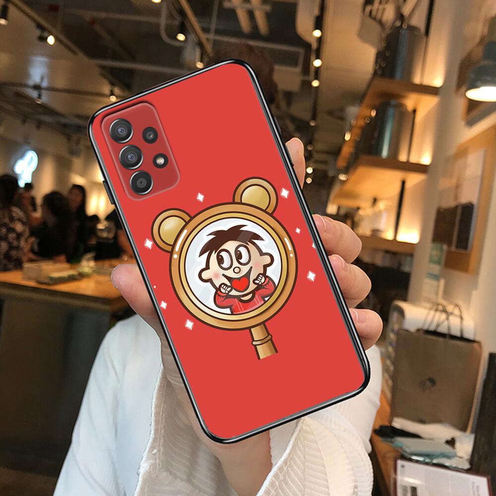 Kleiner Junge Handyhülle Hülle Für Samsung Galaxy A70 A50 A51 A71 A52 A40 A30 A31 A90 A20E 5G a20s Schwarze Hülle Kunst Zelle Abdeckung