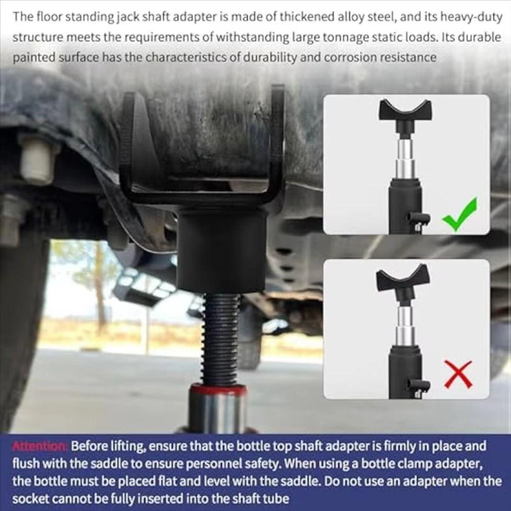Universal Fit Axle Saddle Heavy Duty Bottle Jack Extension Lifting Saddle  Ranch Equipment