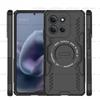 Armor Case For Motorola Moto G86 Power Magnetic Adsorption Wireless Charge Cover Moto G86 Power Case For Moto G86 Power Case