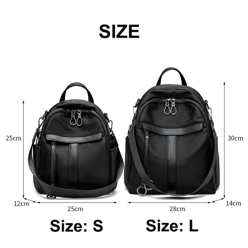 Women s Backpack Fashion Waterproof Oxford Travel Backpacks Luxury Women Bags Versatile Girls Shoulder Bag S 25x12x25cm