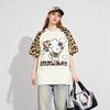 Camouflage Hello Kitty Shirt, Sweet and Cool Street Style, Summer Women's T-shirt, Loose Top