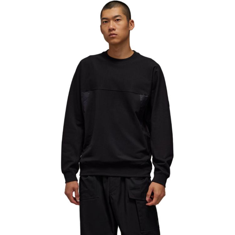 Y-3 Sweatshirts Unisex Black Crew Neck Moderate Regular IL3070