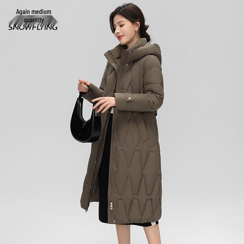 XueZhongFei Women's Long Winter Down Jacket