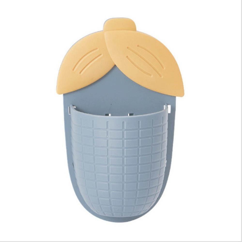 

Non-porous Chopsticks Drain Container Remote Control Organizer Pen Holder Toothbrush Rack синій