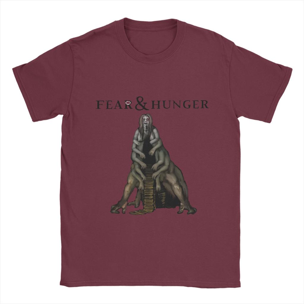 Fear and Hunger Termina  T-Shirt Summer  Popular T-Shirts Men's Cotton O Neck Plus Size 5XL Clothes Short-Sleeved Classic Tops