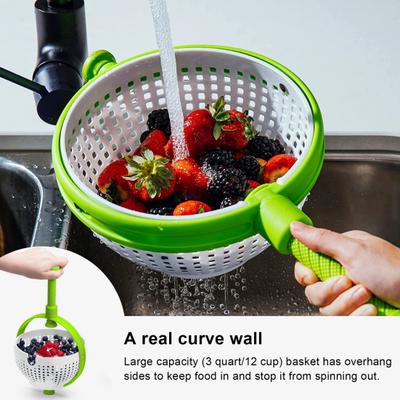 Katlanabilir Saplı Katlanabilir Salata Kurutucu Büyük Kapasiteli Çok Fonksiyonlu Meyve Sebze Süzme Süzgeci Fileli Süzgeç