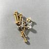 10PCS F136 Ttianium Piercing Labret Lip Stud Ring CZ 16G Internal Thread Stud Earring Ear Tragus Cartilage Helix Daith Jewelry