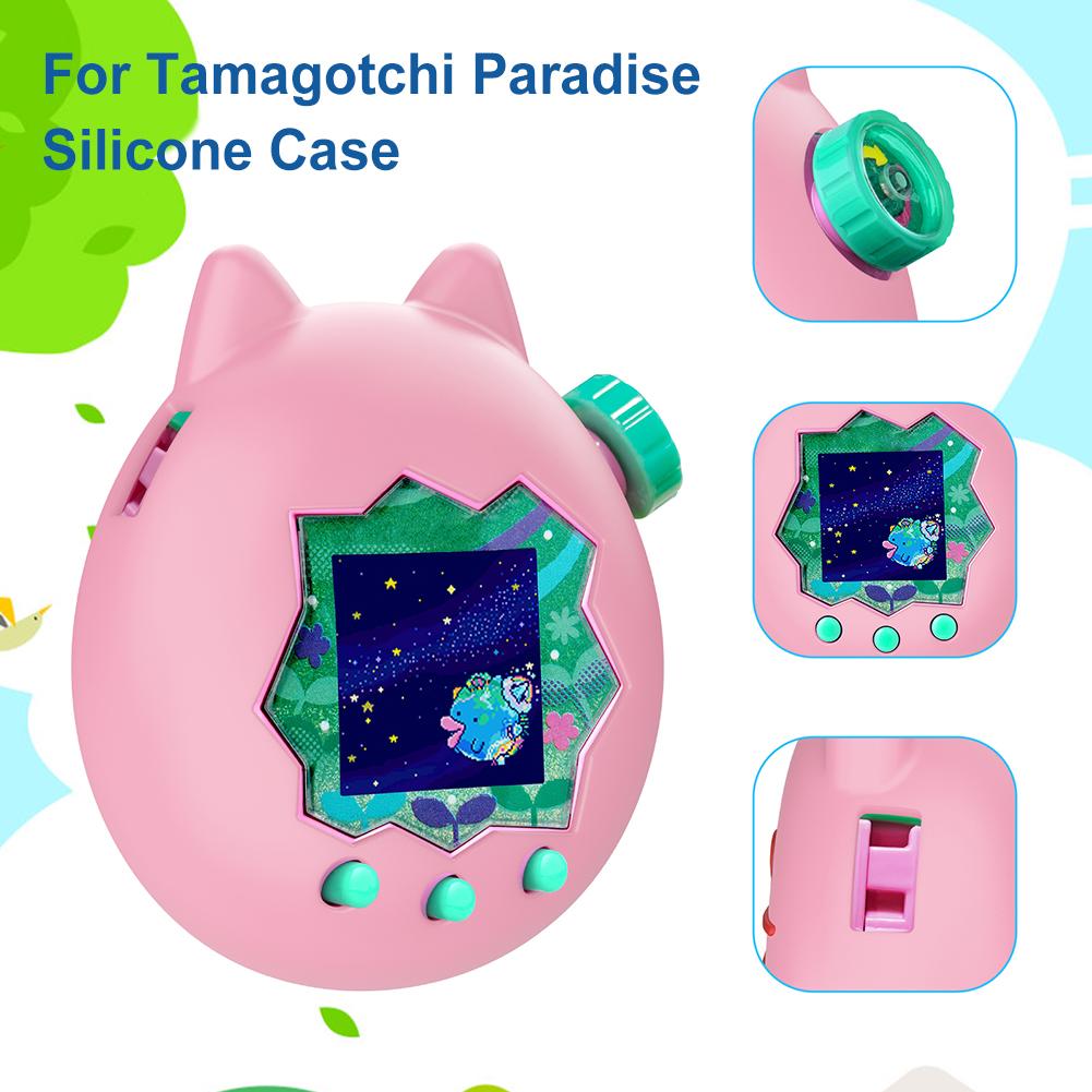 For Tamagotch Paradise Silicone Protective Case Drop-Resistant Soft Liquid Silicone Cover Virtual Electronic Pet Protective Case