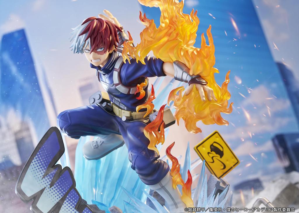 TV anime Hero Todoroki Short scale plastic painted finished figure "My Academia" "Shoto Version" 1/7