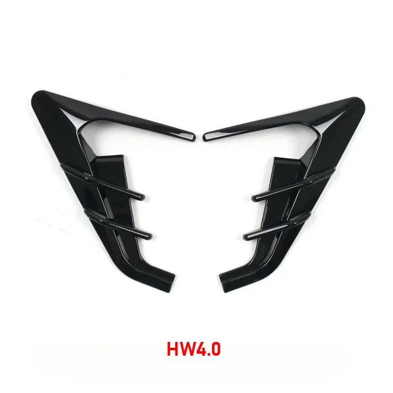 Camera Protective Cover for Tesla New Model3+ Highland 2025 Side Camera Leaf Board Shell Decor Thunder Marker Car Accessories