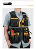 Electrician Multi-Pocket Reflective Tool Vest for Installation and Construction