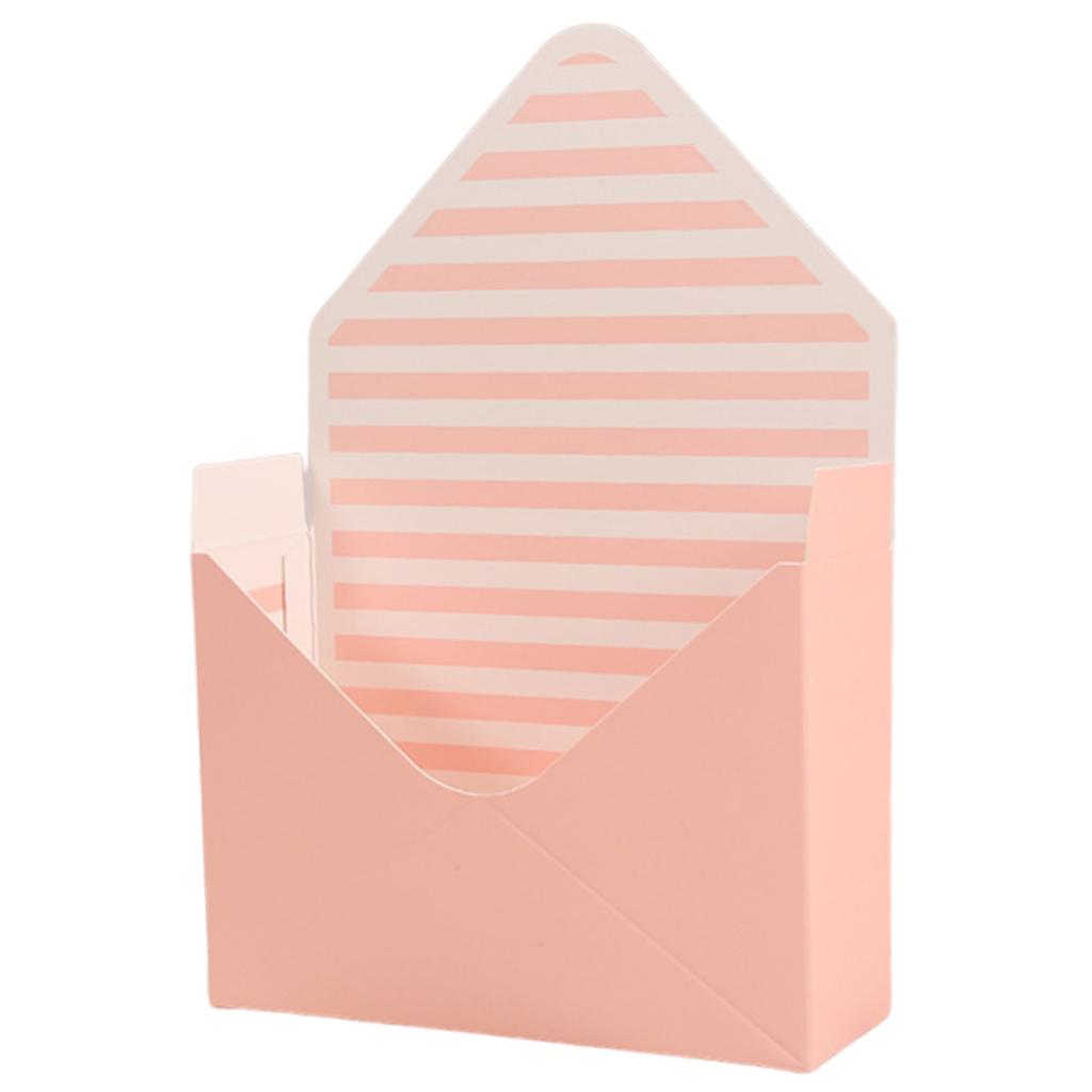 Valentine Envelope Gift Box Multifunctional Hand Folding Flower Bouquet Packaging Box for Mother Day Wedding Birthday Party