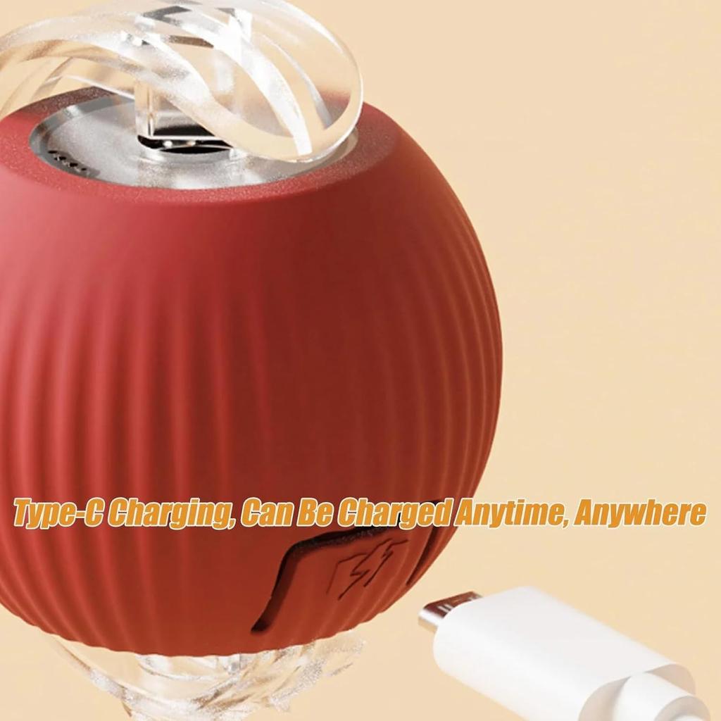 2PCS Smart Motion Pet Ball - Fur Buddy Friends (Red+Blue)