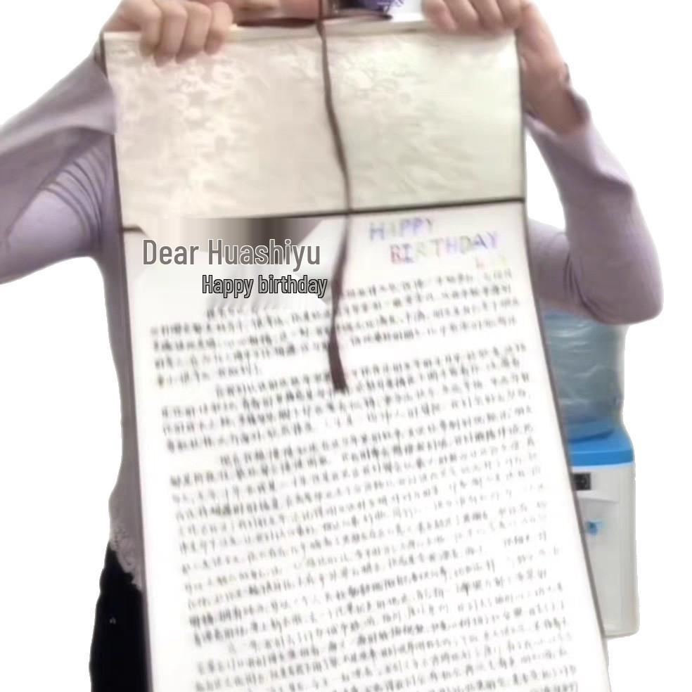 Newcomer Discount: Extra Long 1 Meter Handwritten Love Letter Scroll DIY Kit