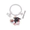 2026 Graduation Gown Cap KeyChain Ring Student Women Jewelry Personalized Accessories Fashion Pendant Gifts Forever