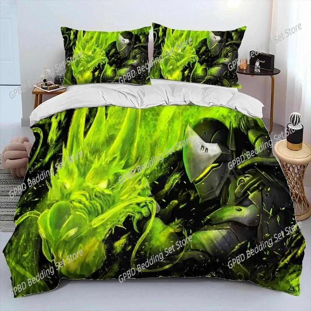 3D Print OW Overwatch Game DVA Beding Set Bedrom Soft Modern Bedspreads Comefortable Soft Duvet Cover Comfortable Quilt Cover And Pilowcase