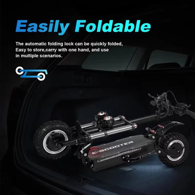 New E-Scooter J-30max 6000W Dual Motor 60V38AH Battery Escooter Foldable High-power Outdoor Sports Max Speed 85KM/H Electric Scooters