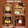 751PCS Traditional Retro Series Swing Clock Construction Bricks Featuring Pendulum Construction Brick Kit Gift Idea ideal for Children Adult