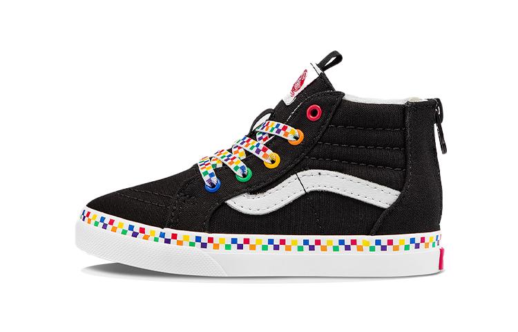 Vans SK8 Холщовые Нескользящие Износостойкие Высокие Детские Обувь для Младенцев и Малышей VN000XG5AC5 24.5
